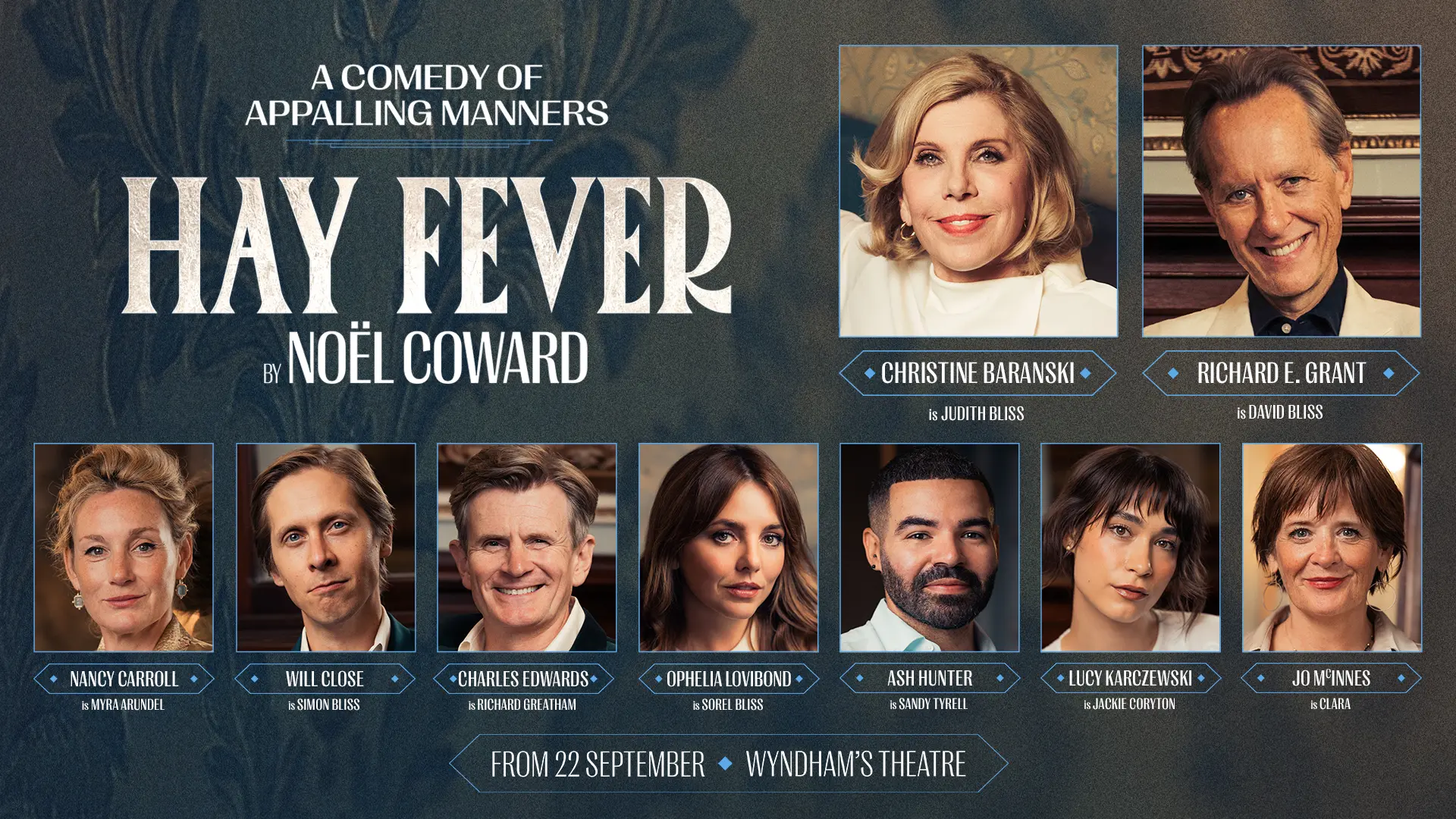 Hay Fever full cast poster